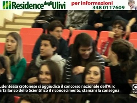 Premio nazionale dell’Airc a studentessa del Liceo scientifico di Crotone