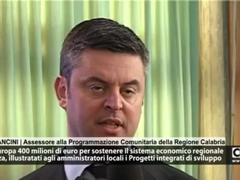 Regione Calabria: l’assessore Mancini ha illustrato i PISL a Cosenza