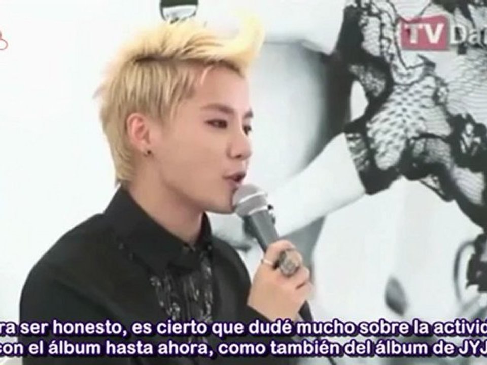 [SPfTVXQ] 120516 TV Daily - XIA Tarantallegra Press Conference (Sub Español)