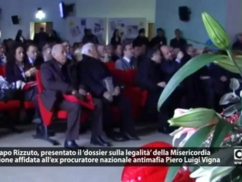 Isola Capo Rizzuto, presentato il “dossier sulla legalità” della Misericordia