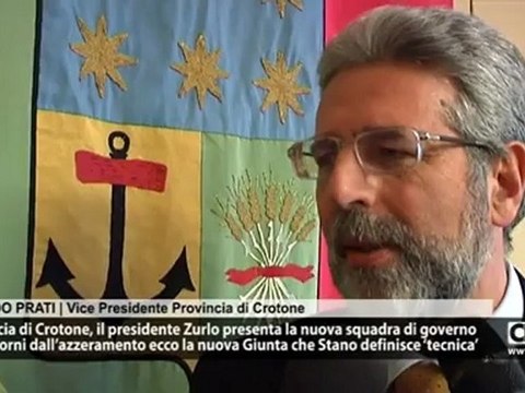 Provincia di Crotone, il presidente Zurlo presenta la nuova squadra di governo