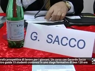 Manifestazione all’istituto “Santoni” per lo stage con  Gerardo Sacco