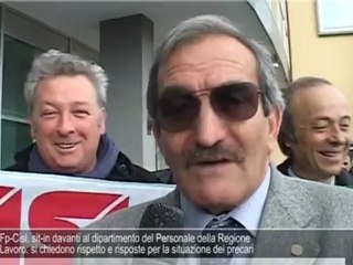 Lavoro: Fp-Cisl, sit-in davanti al dipartimento del Personale della Regione