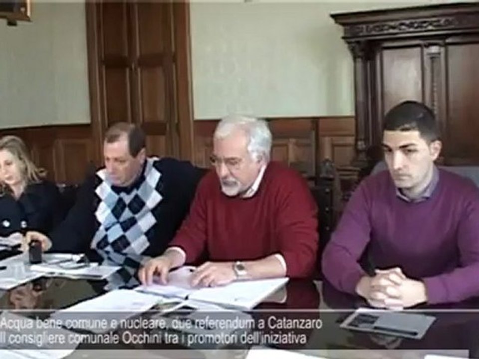 Acqua bene comune e nucleare, due referendum a Catanzaro
