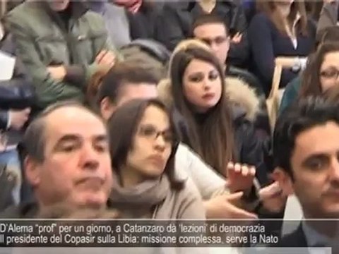 Massimo D’Alema ospite all’Università Magna Graecia