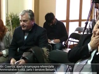 Idv: Cosenza, aperta la campagna referendaria