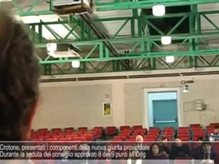 Crotone, presentati i componenti della nuova giunta provinciale