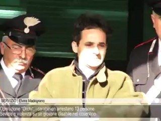 Sevizie e violenza su un giovane disabile, 13 arresti nel cosentino