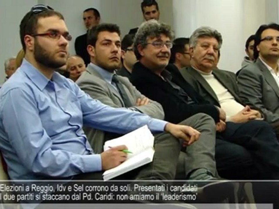 Elezioni a Reggio, Idv e Sel corrono da soli. Presentati i candidati
