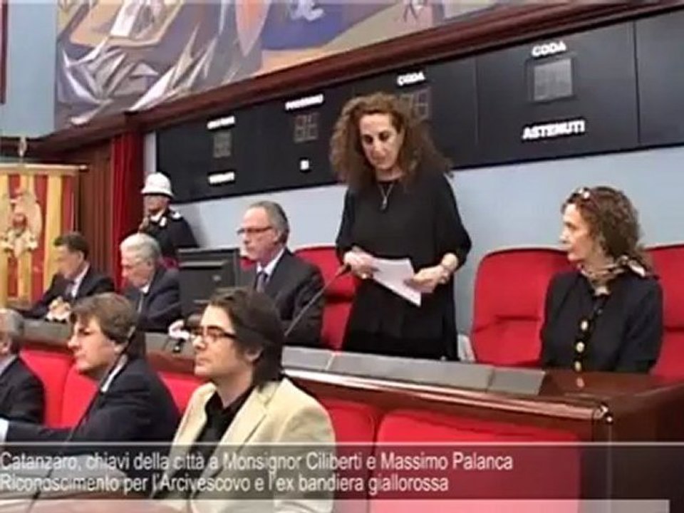 Consegnate le chiavi della città di Catanzaro