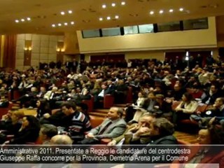 Amministrative 2011. Presentate a Reggio le candidature del centrodestra