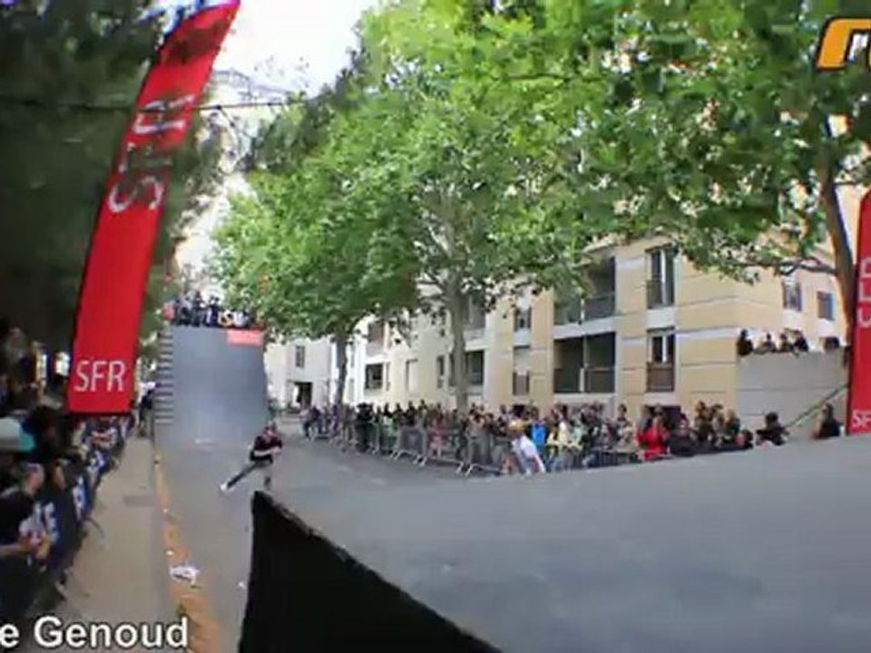 Compétition de roller slopestyle au FISE 2012