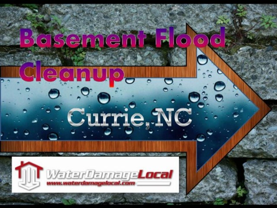 Currie, NC - Basement Flood Cleanup