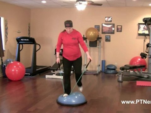 Lateral Raises on BOSU Ball- Personal Training Exercise of the Day