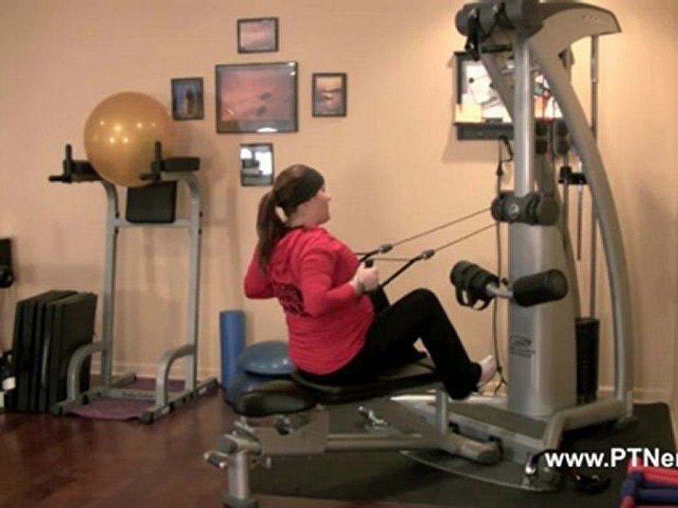 Seated Rows Using Pulley Machine - Personal Training Exercise of the Day