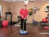 Side Crunches on BOSU Ball with Kettlebell - Personal Training Exercise of the Day