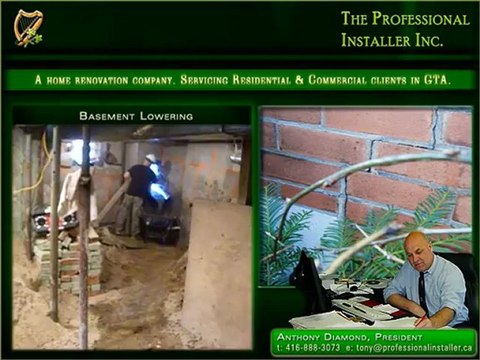 Basement Lowering - Construction Company in Toronto (professionalinstaller.ca)