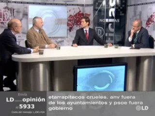 La Tertulia, con  Ignacio Villa, Cayetano González y Florentino Portero - 04/12/08