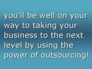 Outsourcing Made Easy e-Course is Yours FREE
