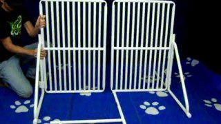 Freestanding Tall Pet Gate assembly video - by Roverpet