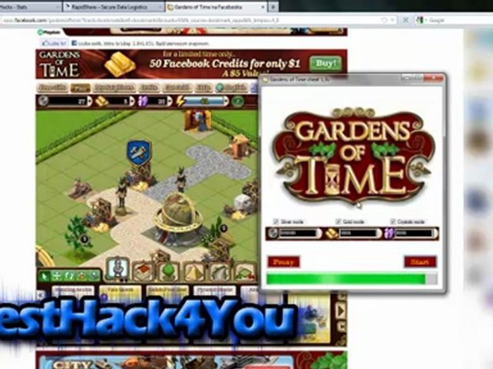 Gardens of Time cheat 1.3v