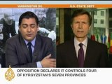 US state department on Kyrgyz unrest