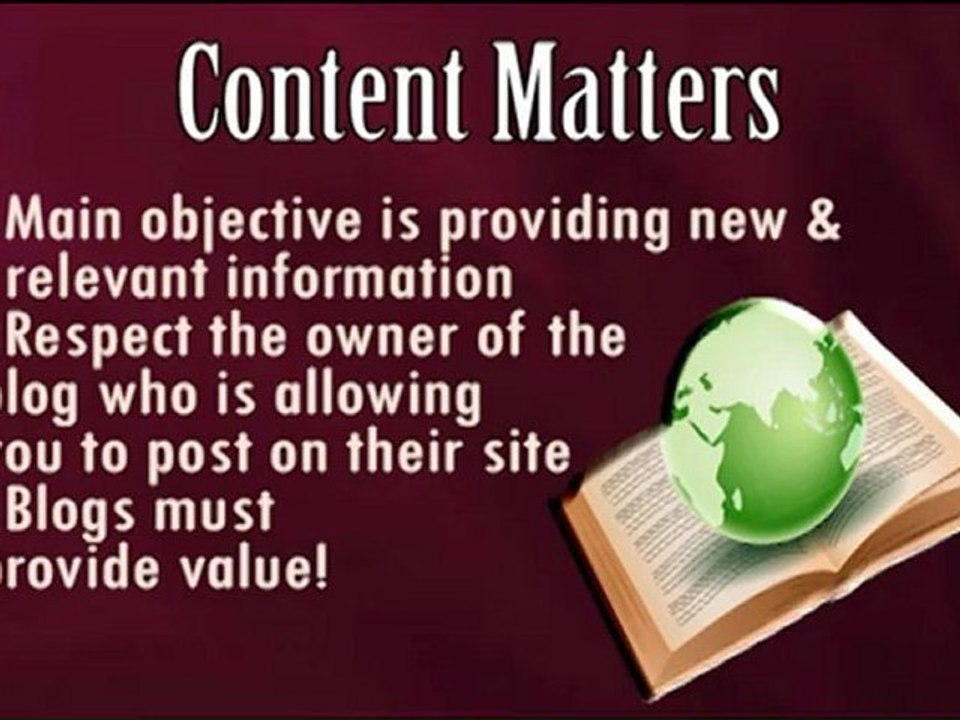 Guest Blogging : Top of the First Page