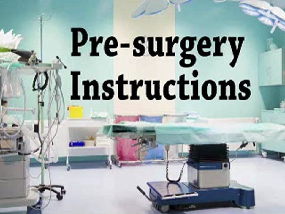 Pre-Surgery Instructions Foot Surgery -  Podiatrist in Kansas City, MO and Overland Park, KS