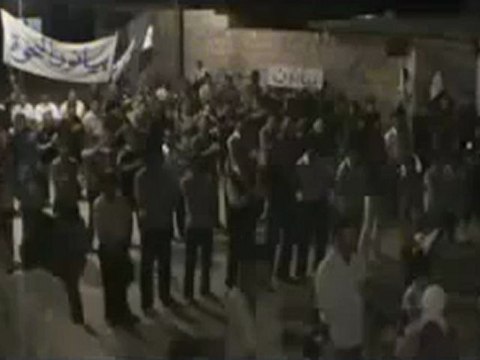 Syria فري برس حلب بيانون مظاهرة مسائية نصرة للحولة 29 5 2012 جـ3 Aleppo