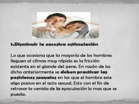 Como Se Puede Curar La Eyaculacion Precoz - controlar la eyaculacion precoz
