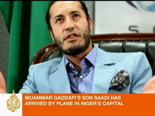Saadi Gaddafi transferred to Niger's capital