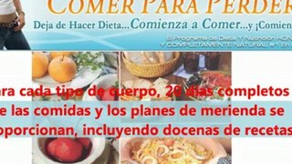 Comer para Perder | Descubre  Es La Manera Más Saludable Para Bajar De Peso