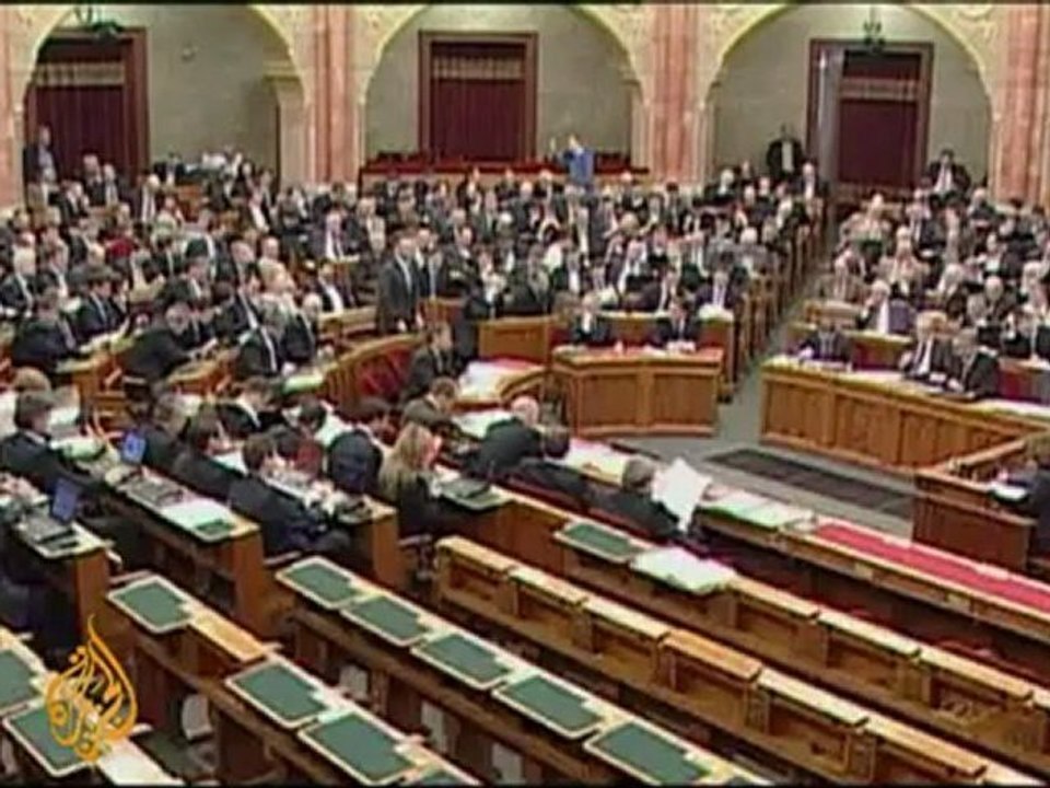 Hungarians protest against constitutional changes
