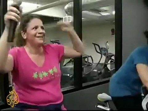 Spinning while singing to keep healthy