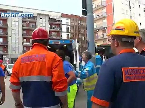 Esercitazione di Protezione Civile stazione: disastro ferroviario alla stazione di Andria
