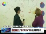 Angela Merkel haritada Berlin'i bulamadı - 29 mayıs 2012