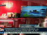 Chilenos rechazan proyecto de ley de televisión digital