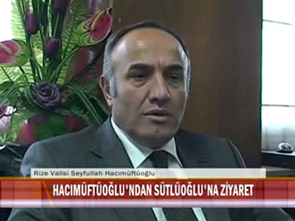 03-RİZ VALİSİ ÇAYKURA ZİYARET