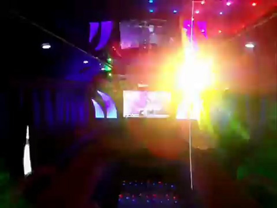 Los Angeles paty bus with disco floor and led dynamic ceiling