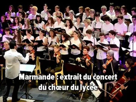 Marmande: concert du choeur du lycée