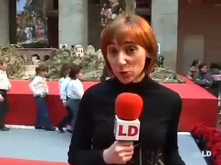 Esperanza Aguirre inaugura el belén de la comunidad
