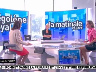 Ségolène Royal était l'invitée de "La matinale" sur Canal+  30/05/2012