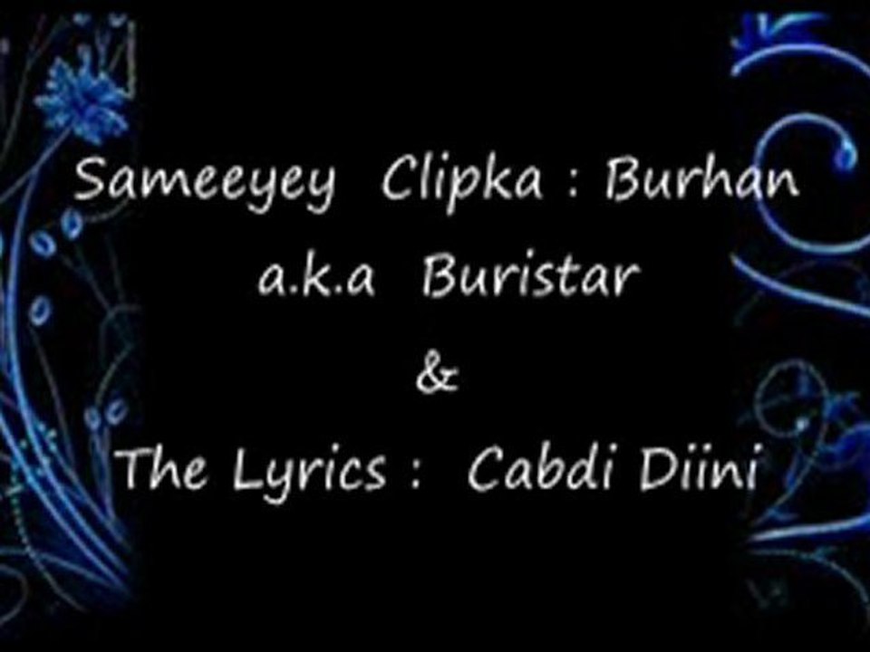 Somali - Lyrics - Song - Codkii  Cabdi Diini  Heestii  Aroos