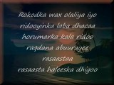Somali Lyrics - Song - Heestii  Rasaasta - By Kooshin