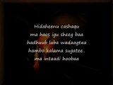 Somali Lyrics - Song - I haay - By Mohamed Alta