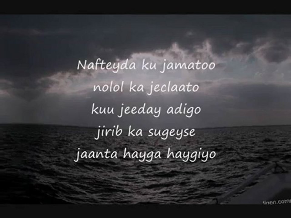 Somali Lyrics - Song - Jihadeyda - By Ahmed Qasim