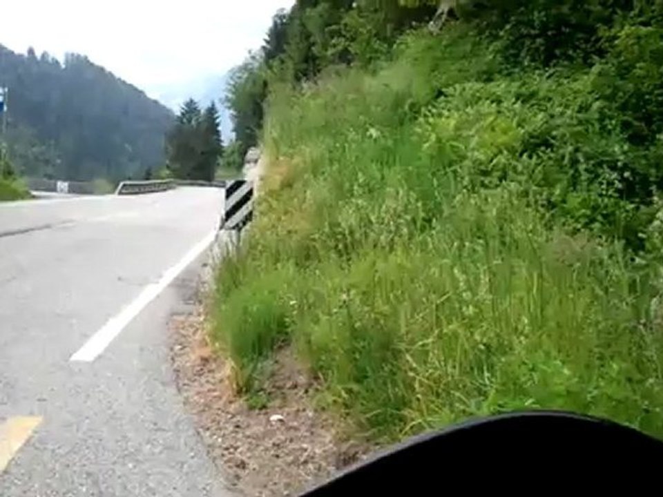 Timmelsjoch-Filmtest bei Regen