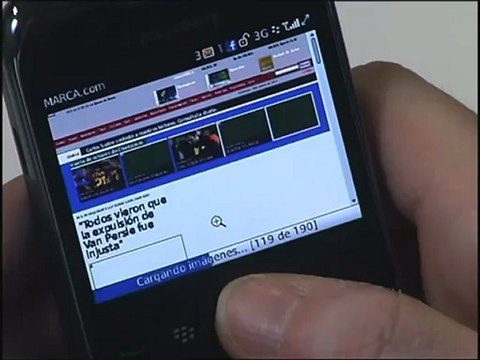 BLACKBERRY 9300: FAVORITOS WEB
