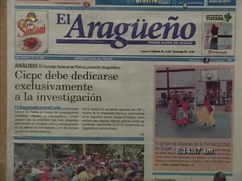 Titulares de Primera Página este 30 de Mayo