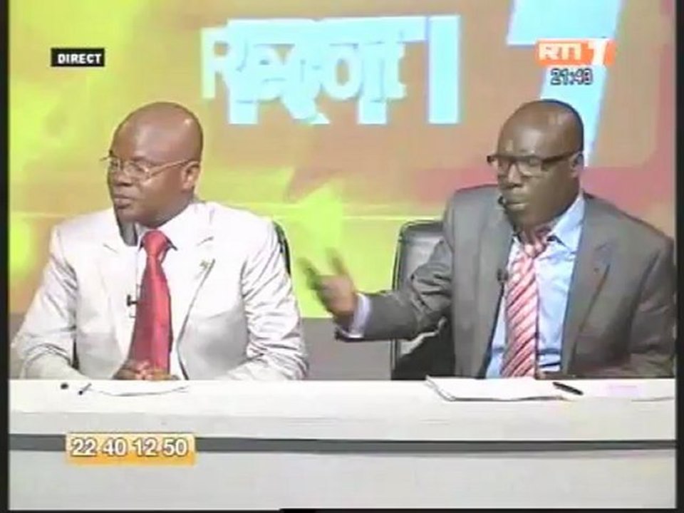 Le Ministre de Sports et Loisirs Legré Philippe invité de l'Emission la RTI reçoit (1ère Partie)